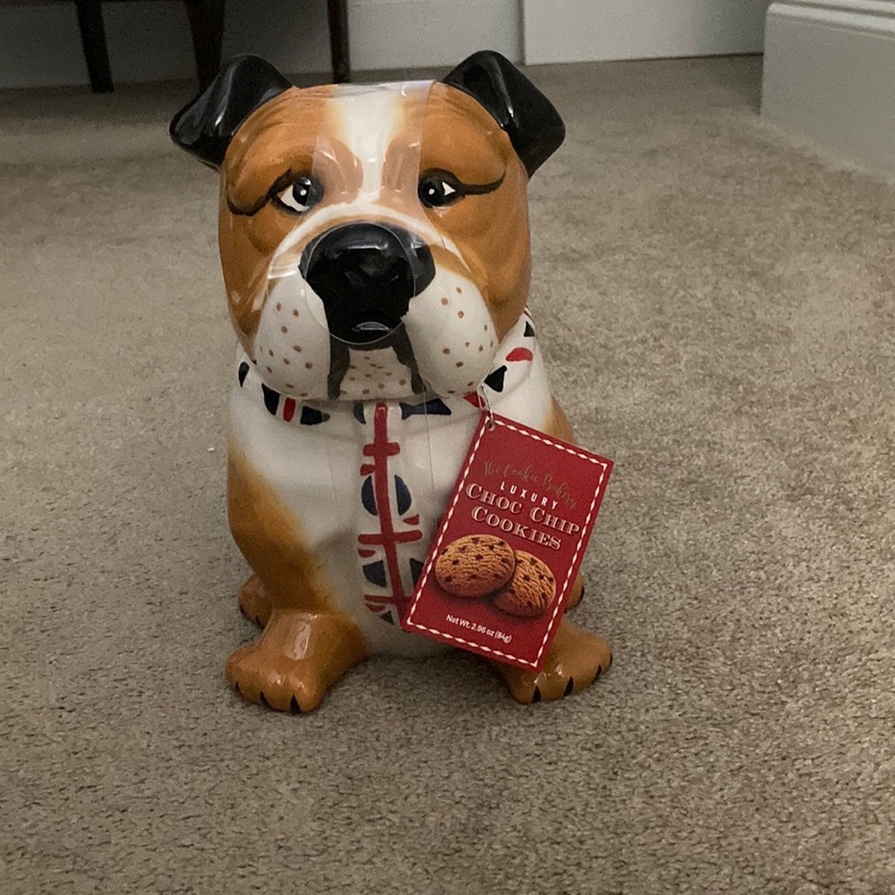 English Bulldog Cookie Jar